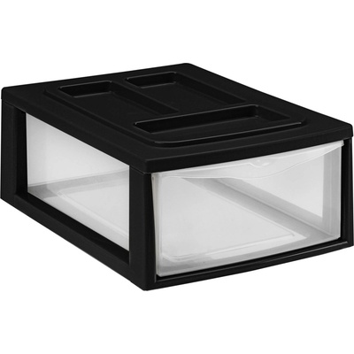 Heidrun Plastový regál 1 zásuvka 38x27x14cm