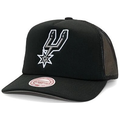 Mitchell & Ness San Antonio Spurs Evergreen Trucker Black