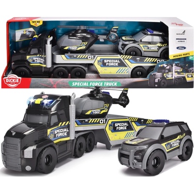 Simba Dickie SOS nákladní auto s přívěsem 70 cm 371-9034