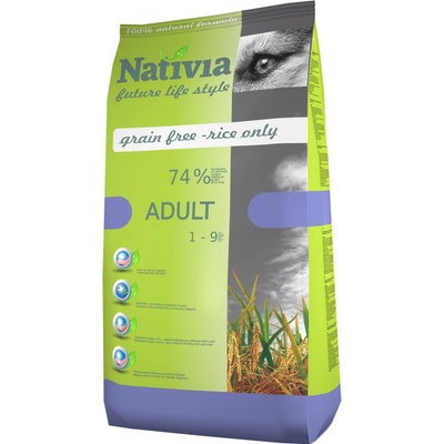 Nativia Adult Chicken & Rice 15 kg