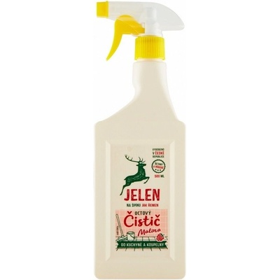 Jelen octový čistič Malina do kuchyně a koupelny rozprašovač 500 ml – Hledejceny.cz