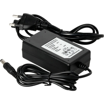 Stolný napájací transformátor 24V 24W 1,00A DC Plug Kobi