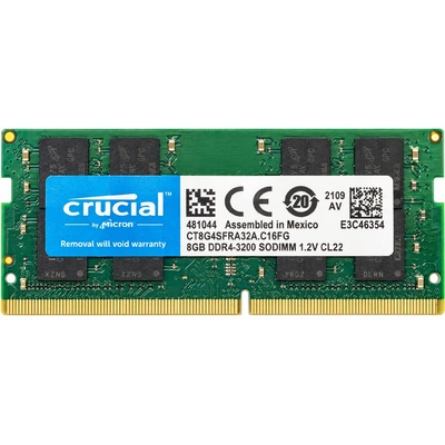 Crucial DDR4 8GB 3200MHz CL22 CT8G4SFRA32A.C16FG