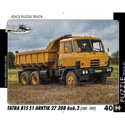 RETRO-AUTA TRUCK č.37 Tatra 815 Arktik 27 208 6x6.2 (1982 1997) 40 dílků