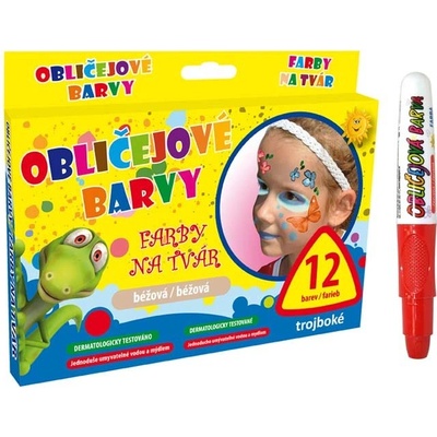 Farby na tvár MFP červená