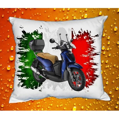Moon River Aprilia Scarabeo 200 Polštář s motorkou 30x40