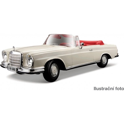 Maisto 1967 Mercedes-Benz 280SE Cabrio krémová 1:18