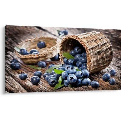 Obraz - Šťavnaté čučoriedky, jednodielne 120x70 cm