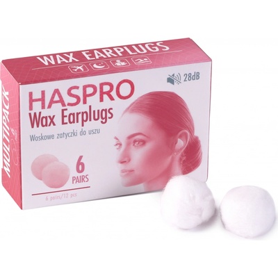 Haspro Mold6 špunty do uší, 6 párů