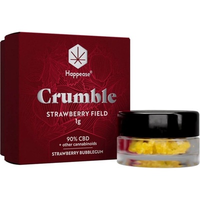 Happease Strawberry Field Crumble, 90% CBD, 1 g