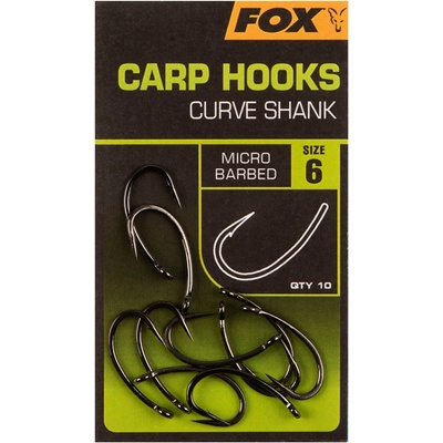 Fox Carp Hook Curve Shank vel.2 10 ks