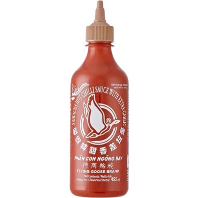 Flying Goose Chilli omáčka Sriracha s extra česnekem 455 ml