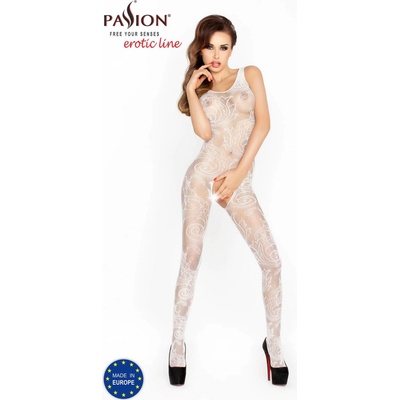 Passion BS020 bodystockings biela