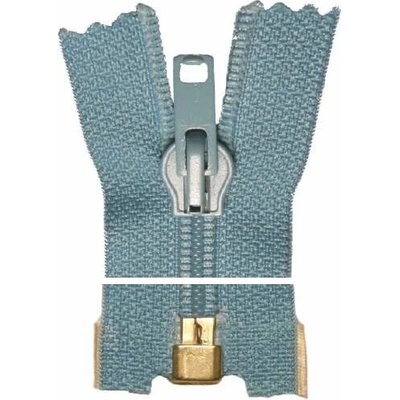 Spirálový zip, dělitelný - 75cm - světle modrý - Koh-i-noor - BALENÍ 10 ks