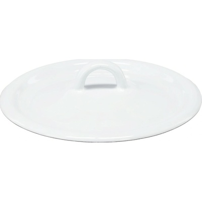 Pro-Tech shop Pokrievka smaltovaná bielo-krémová 16cm 68526