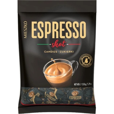 Mieszko Espresso Shot tvrdé karamely s kávovou příchutí 150 g