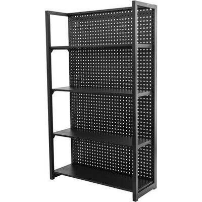 AHProfi Kovový regál s děrovanou deskou, 1200 x 458 x 2000 mm - TJA1200