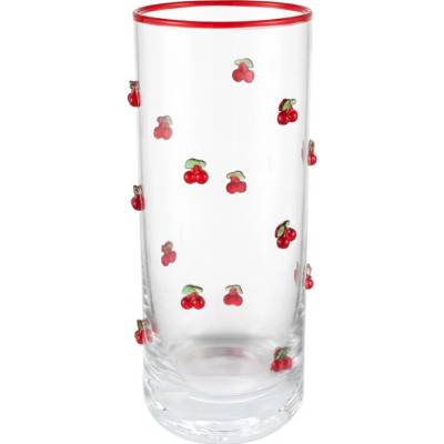 Clayre & Eef Průhledná skleněná sklenice na vodu _1 350 ml