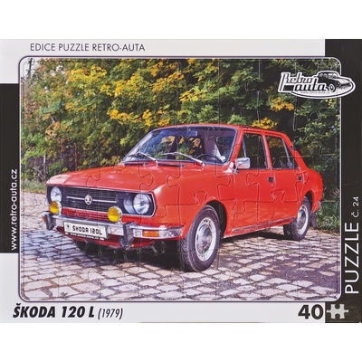 RETRO-AUTA č.24 Škoda 120 L 1979 40 dielov