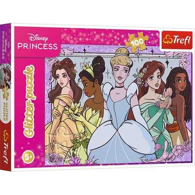TREFL Třpytivé Disney Princess Třpytivé sny 100 dílků