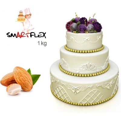 Smartflex Velvet Mandle Potahovací a Modelovací hmota 1 kg – Hledejceny.cz
