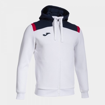 Joma Toledo mikina s kapsami na zip bílá /tm.modrá