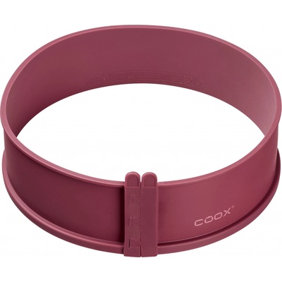 Coox Silikonová forma s porcelánovým dnem 26 cm červená