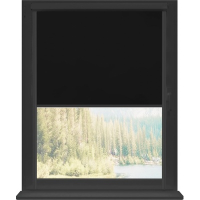 Dekodum Termoizolační roleta v antracitové kazetě, Black Silver 45 x 150 cm