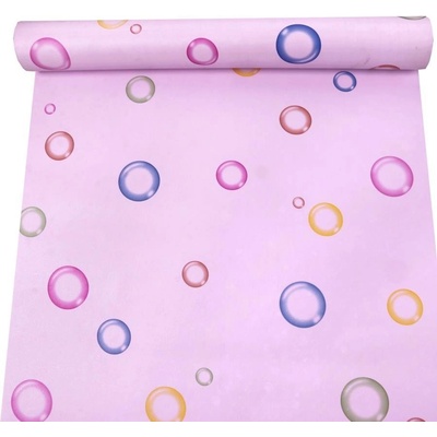 Samolepiace tapety 45 cm x 10 m IMPOL TRADE 9017 farebné bubliny samolepiace tapety