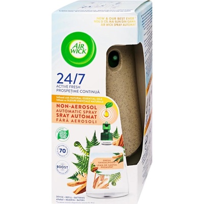 AIR WICK Active Fresh Automatic Santalové dřevo 228 ml
