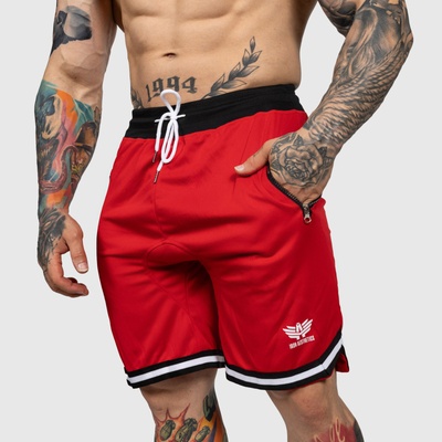 Iron Aesthetics Tréningové šortky Unleash červené