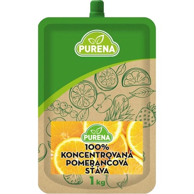 Purena 100% Pomeranč Ovocná šťáva 1 kg