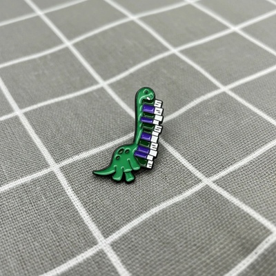 Pinarna Dinosaurus, který má knihy až po krk