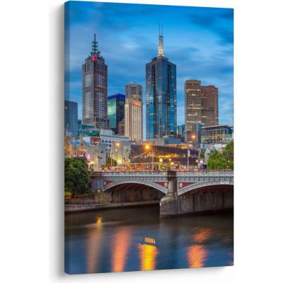 Obraz mesta Melbourne, jednodielny 60x90 cm