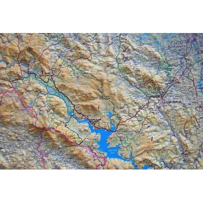 Šumava - reliéfní nástěnná mapa - 1:140 000 – Hledejceny.cz