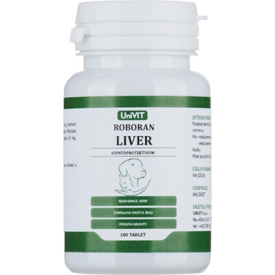 Univit Roboran Liver pro psy a kočky 100 tbl