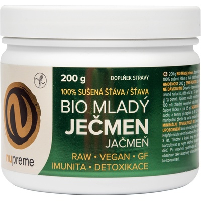Nupreme BIO Mladý ječmen 200 g
