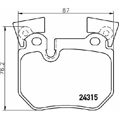BREMBO Súprava brzdových doštičiek P 06 059