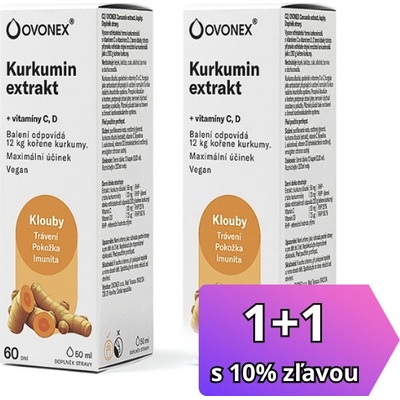 OVONEX Kurkumin extrakt kvapky 50 ml