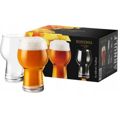 BOHEMIA PR sklen ARNULF pivo baněná 6 x 400 ml