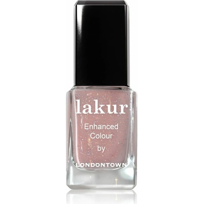 LONDONTOWN lakur Confetti Cake lak na nechty ružová s trblietkami 12 ml