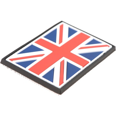 Gumová nášivka Jackets to Go britská vlajka (Veľká Británia) - farebná