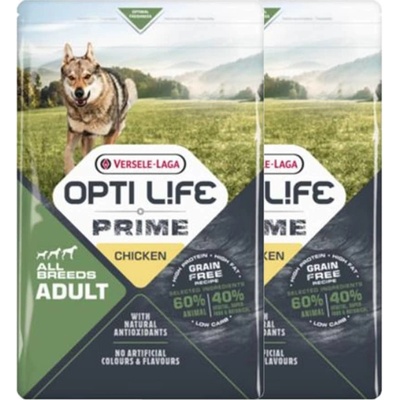 Versele-Laga Opti Life Prime dog Adult Chicken 2 x 12,5 kg