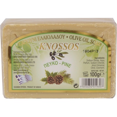 Knossos Olivové mýdlo borovice 100 g