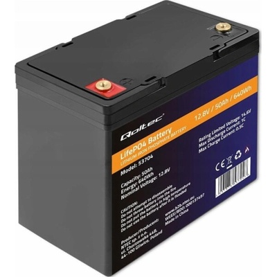 Qoltec LiFePO4 12.8V 50Ah 640Wh BMS