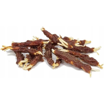 Pamlsek naturalní Alda měkké Hovězí proužky s kachnou 500 g