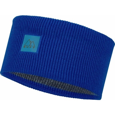 Buff Knitted Headband Crossknit azure blue