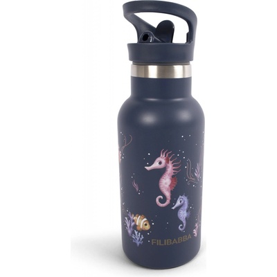Filibabba Dětská nerezová láhev Rainbow Reef 350 ml
