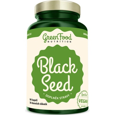 GreenFood Nutrition Black Seed podpora trávenia 90 kapsúl
