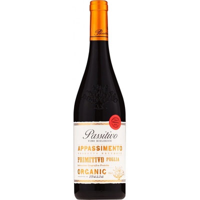 Paololeo Primitivo Puglia I.G.T. Biologico Organico Passitivo 13,5% 0,75 l (čistá fľaša)